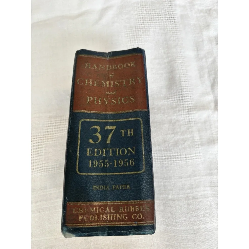 Handbook‎ Of Chemistry And Physics 37th  Edition 1955 Chemical Rubber